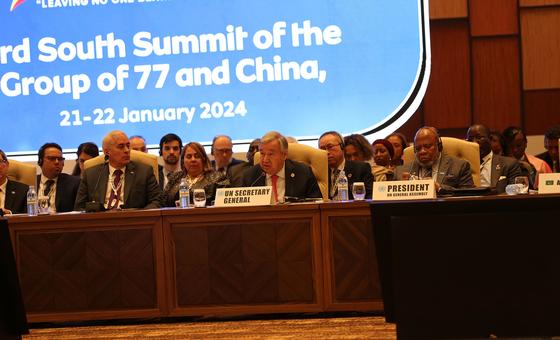 Guterres urges G-77 and China to drive momentum for global governance reform